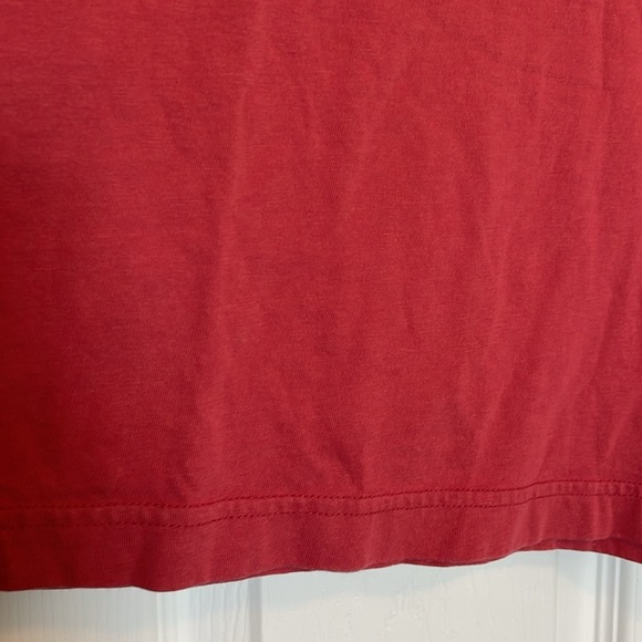 Life is Good sz M Red Graphic T-Shirt with “Take a Hike” man & backpack motif - Picture 6 of 8